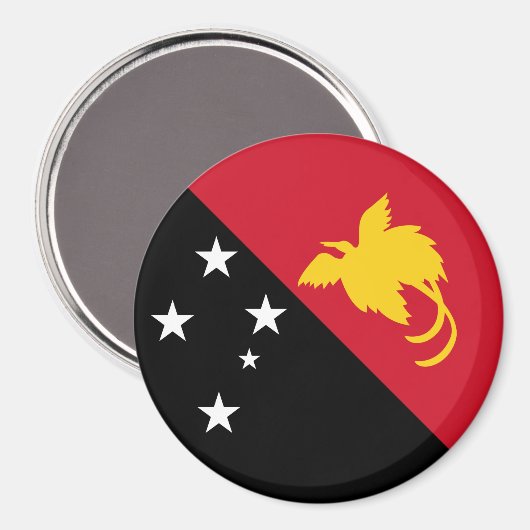 Papua-Neuen Guinea Magnet (Vorderseite/Rückseite)