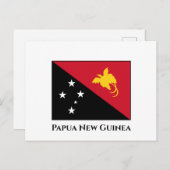 Papua-Neuen Guinea Postkarte (Vorne/Hinten)