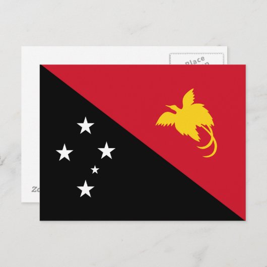 Papua-Neuen Guinea Postkarte (Vorne/Hinten)