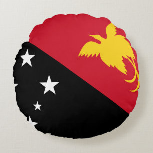 Papua-Neuen Guinea Rundes Kissen