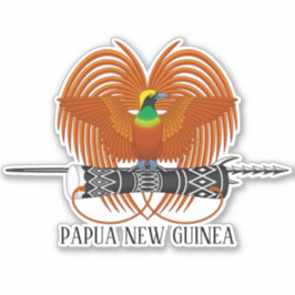 Papua-Neuer Guinea-Nationalmatte für Waffen-Patrio Aufkleber