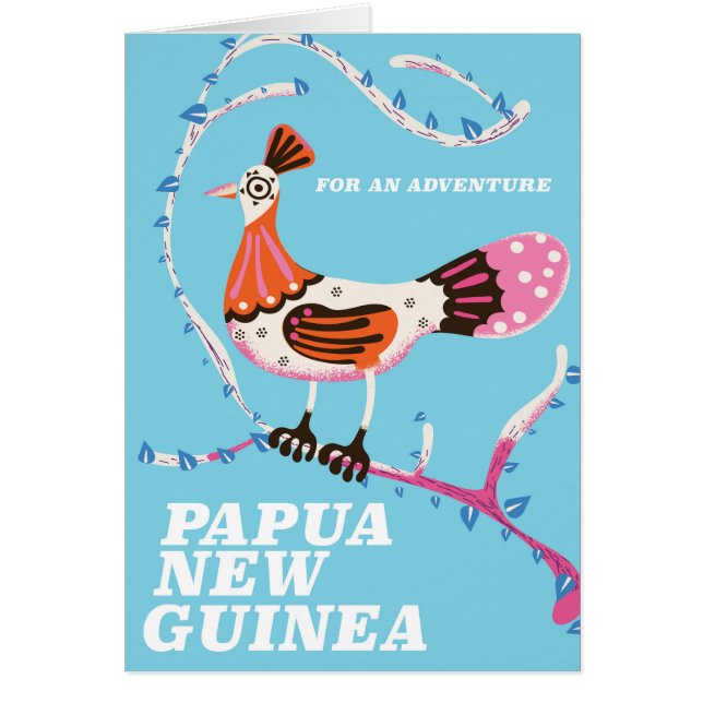 Papua Neues Guinea Reiseplakat (Vorne)