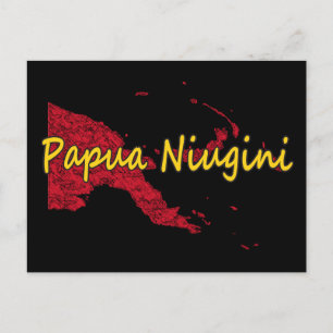 Papua-Neuguinea Feiertagspostkarte