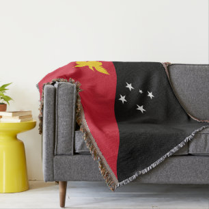 Papua-Neuguinea-Flagge Decke