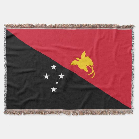 Papua-Neuguinea-Flagge Decke (Vorderseite)
