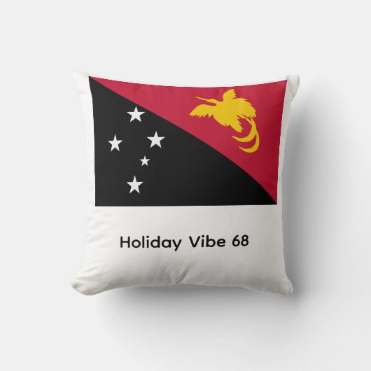 Papua neuguinea flagge  kissen (Vorderseite)