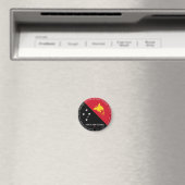 Papua-Neuguinea-Flagge-Magnet Magnet (In Situ (Geschirrspüler))
