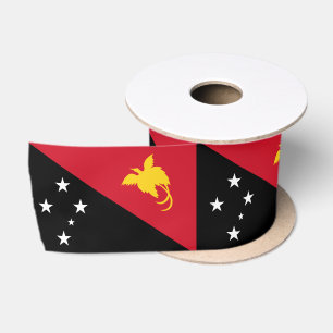 Papua-Neuguinea-Flagge Satinband