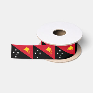 Papua-Neuguinea-Flagge Satinband