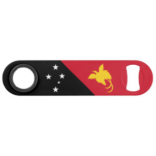 Papua-Neuguinea-Flagge Speed Flaschenöffner