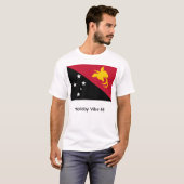 Papua neuguinea flagge T-Shirt (Vorne ganz)