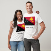 Papua neuguinea flagge T-Shirt (Unisex)