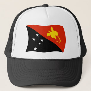 Papua-Neuguinea-Flaggenmütze Truckerkappe