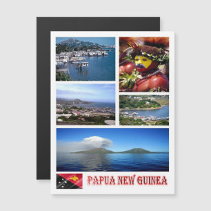 Papua New Guinea - Mosaic - Magnetkarte