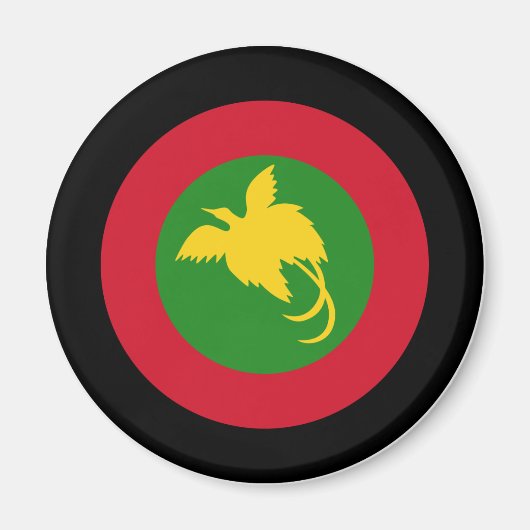 Papua New Guinea Roundel Magnet (Vorne)