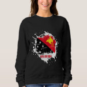 Papua New Guinea Splash Sweatshirt (Vorderseite)