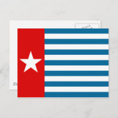 Papua Postkarte (Vorne/Hinten)