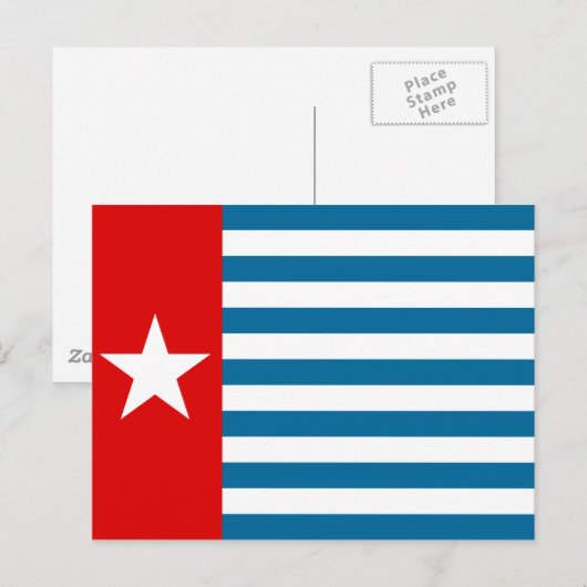 Papua Postkarte (Vorne/Hinten)