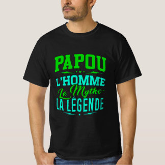 Papuanischer Mann der Legende T-Shirt