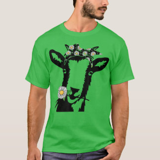 Papy Daisy Goat Face Goat Farmer Goat Animal Lover T-Shirt