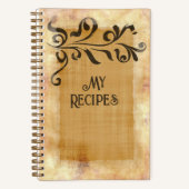 Papyrus Cover Rezept Buch (Vorderseite)