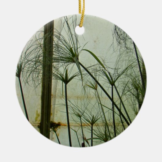 Papyrus Keramik Ornament (Vorne)