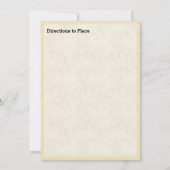 Papyrus Light Tan Paper Image Brautparty Einladung (Rückseite)