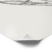 Papyrus Rose by Raye Semone Poster (Ecke)