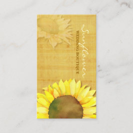 Papyrus Sunflower Wedding Boutique Visitenkarte