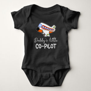 Papys kleiner Co-Pilot Künftiges Pilotprogramm N Baby Strampler
