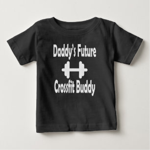 Papys künftiger CrossFit-Kumpel Baby T-shirt