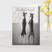 Papys Zuhause! Karte (Gelbe Blume)