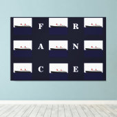 Paquebot France Leinwanddruck (Insitu (Holzboden))