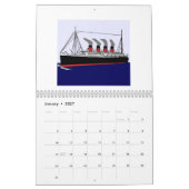 Paquebot Frankreich 1912 Kalender (Jan 2027)