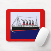 Paquebot Frankreich 1912 Mousepad (Mit Mouse)