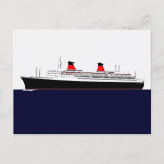 Paquebot Frankreich Postkarte