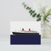 Paquebot Frankreich Postkarte (Stehend Vorderseite)