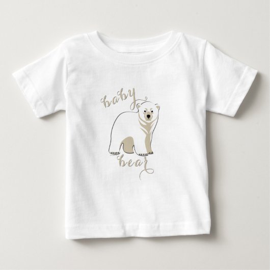 Par Bear Family Baby Bear 2 Baby T-shirt (Vorderseite)