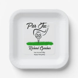 Par Off for an UnForeGettable 50th Birthday Party Pappteller