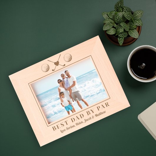 Par Par Golf Geätzte Rahmen