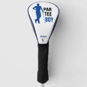 Par T-Shirt Boy Blue & White Golf Headcover (Vorderseite)