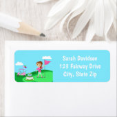 Par-T-Shirt Chibi Girl Birthday Golf Party (Insitu)