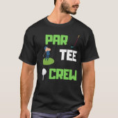 Par T-Shirt Crew Squad Golf Lover (Vorderseite)