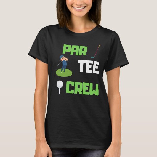 Par T-Shirt Crew Squad Golf Lover (Vorderseite)