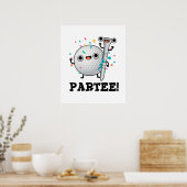 Par-T-Shirt Funny Golf Pun Poster (Küche)