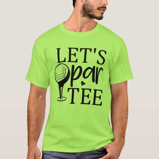 Par-T-Shirt gelassen: Golf & Good Times T-Shirt (Vorderseite)