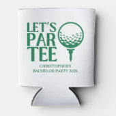 Par T-Shirt Golf Bachelor Party Dosenkühler (Vorderseite)