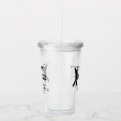 Par T-Shirt Golf Golfspielen Bachelor Party Acryltrinkbecher (Rechts)