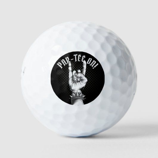 Par T-Shirt on horup Golfball (Vorderseite)