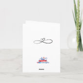 Par-T-Shirt Puns Birthday Card Karte (Rückseite)